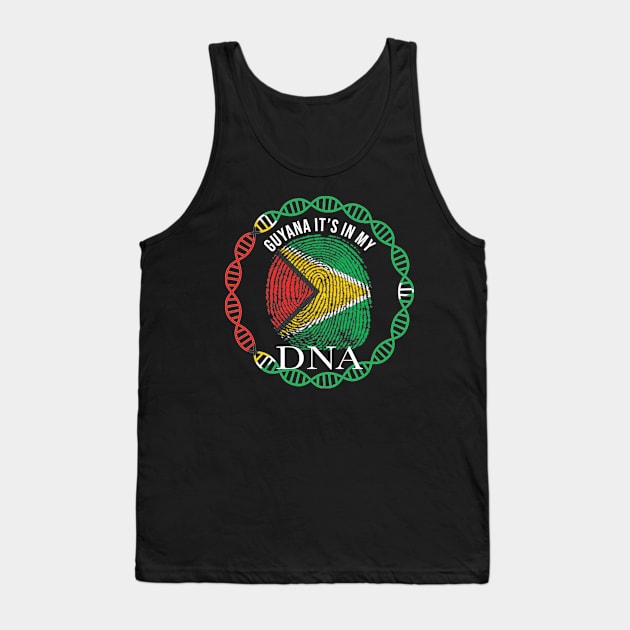 Guyana Its In My DNA - Gift for Guyanese From Guyana Tank Top by Country Flags